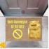 Kapı Önü Paspası Dekoratif Dijital Baskı Kedi Sevmeyen Giremez P-2375