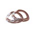 Çanta Sapı Oval Kahverengi-Beyaz 18 cm