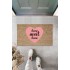 Pembe Kapı Önü Paspası Home Sweet Home Desen K-3289