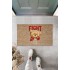 Bej Kapı Önü Paspası Fight For You Ayıcık Desen  K-3321