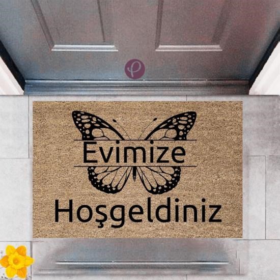 Kapı Önü Paspası Dekoratif Dijital Baskı Evimize Hoşgeldiniz P-2373 Kapı Önü Paspası Dekoratif Dijital Baskı Evimize Hoşgeldiniz P-2373