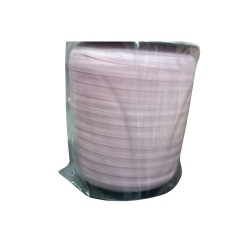 Çamaşır Lastiği Düz 1 cm  1 Metre Açık Pembe