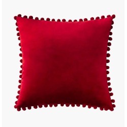 2'li ponponlu kırlent kılıf seti 40x 40