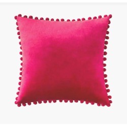 2'li ponponlu kırlent kılıf seti 40 x 40