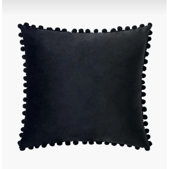 2'li ponponlu kırlent kılıf seti 40 x 40