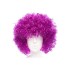 Koyu Mor Renk Violet Afro Bonus Saç Peruk