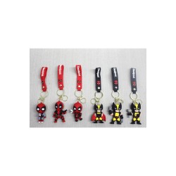 Deadpool Volverine Silikon Anahtarlık | Karakter Figürü Alk4270 | Lisinya