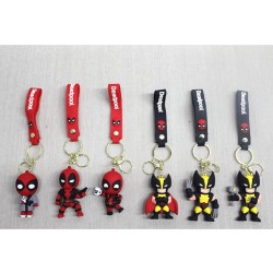 Deadpool Volverine Silikon Anahtarlık | Karakter Figürü Alk4270 | Lisinya