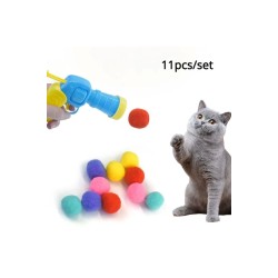 Peluş Top Atan İnteraktif Kedi Oyuncağı