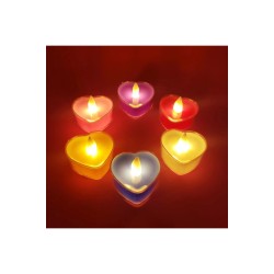 Kalpli Tealight Pilli Mum – Şık ve Romantik Işıklı Dekorasyon