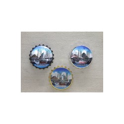 İstanbul Temalı Metal Magnet