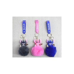 Ponponlu Stitch Anahtarlık | Karakter Figürü Alk4245 | Lisinya