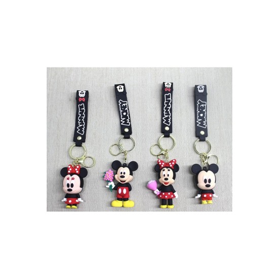 Miki Ve Mini Maus Silikon Anahtarlık | Karakter Figürü Alk4262 Miki Ve Mini Maus Silikon Anahtarlık | Karakter Figürü Alk4262