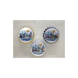 İstanbul Temalı Metal Magnet Alk4341