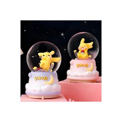 Pokemon İçi Dönmeli Üflemi Işıklı Müzikli Kar Küresi Büyük Boy Alk3116
