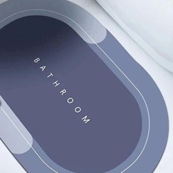 Süper Su Emici Kaymaz Tabanlı Banyo Paspası ( 40*60 )cm