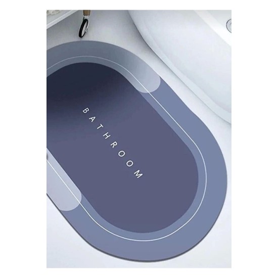 Süper Su Emici Kaymaz Tabanlı Banyo Paspası ( 40*60 )cm
