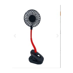Portatif Işıklı Mini Klipsli Fan