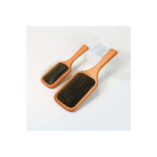 Çelik İğne Uçlu Bambu Tarak 21cm 12'li Paket | Lisinya