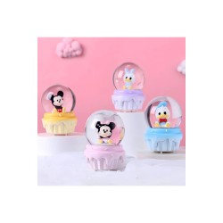 Mickey Mouse Işıklı Kar Küresi 9 Cm Alk3112