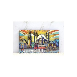 Ahşap İstanbul Temalı Magnet Alk4365