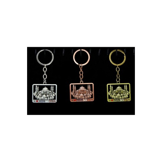 Metal Ayasofya Anahtarlık | Karakter Figürü Alk2200