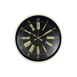 36 Cm Krem Dekoratif Duvar Saati