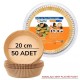 50 Adet 20 cm Air Fryer Pişirme Kağıdı Tek Kullanımlık Yağ Geçirmez Yuvarlak Tabak Model PVC 50 Adet 20 cm Air Fryer Pişirme Kağıdı Tek Kullanımlık Yağ Geçirmez Yuvarlak Tabak Model PVC