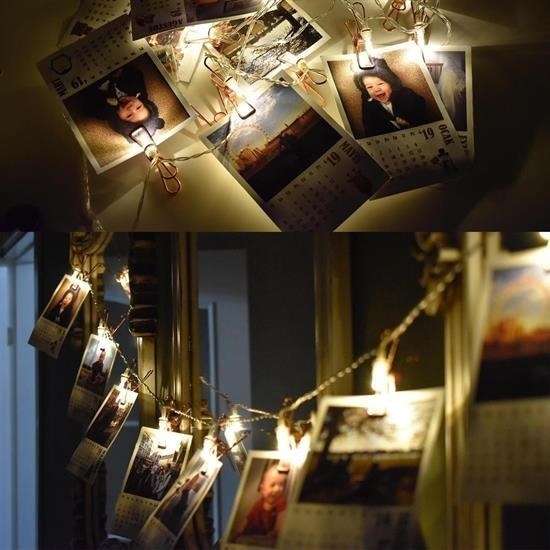 Bakır Renkli Led Işıklı Fotoğraf Asma Işık Süsleme Mandalları Bakır Renkli Led Işıklı Fotoğraf Asma Işık Süsleme Mandalları