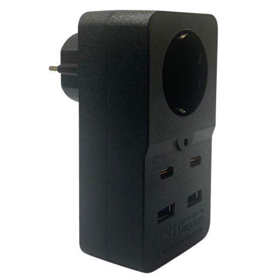 Isıya Dayanıklı Termal Akım Korumalı 1 Priz Girişli 2 USB Girişli 2 TYPE-C Girişli Pirz Isıya Dayanıklı Termal Akım Korumalı 1 Priz Girişli 2 USB Girişli 2 TYPE-C Girişli Pirz
