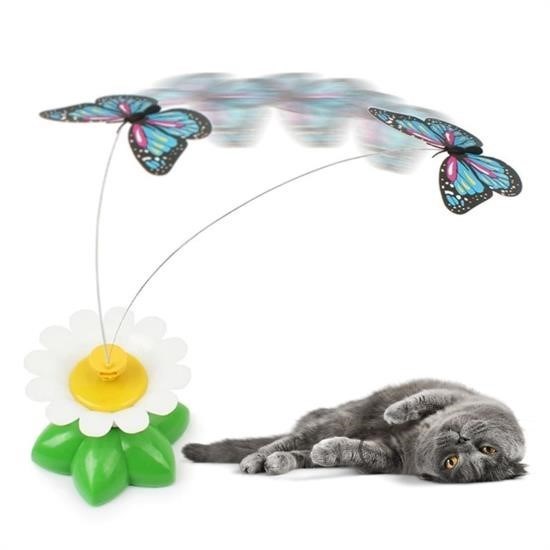 Hareketli Dönen Kelebek - Kedi Oyuncağı ( Pille Çalışır) Hareketli Dönen Kelebek - Kedi Oyuncağı ( Pille Çalışır)