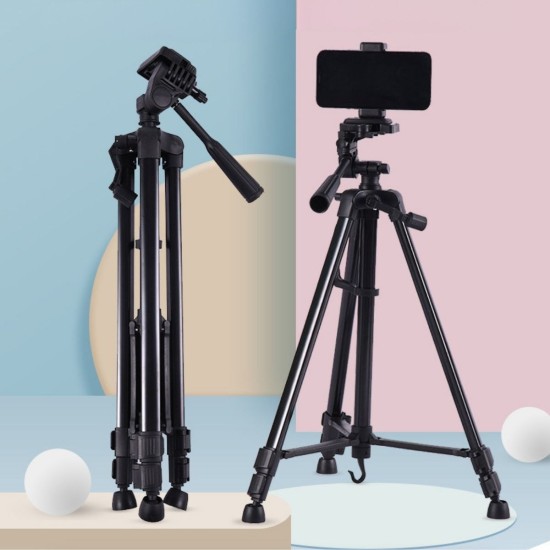 Telefon ve Fotoğraf Makinası Takılabilen Bluetooth Kumandalı 146 cm Tripod Telefon ve Fotoğraf Makinası Takılabilen Bluetooth Kumandalı 146 cm Tripod