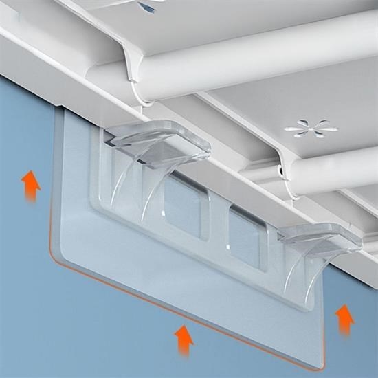 Dolap İçi Raflar İçin 4'lü Plastik Güçlü Yapışkanlı Raf Destek Aparatı Dolap İçi Raflar İçin 4'lü Plastik Güçlü Yapışkanlı Raf Destek Aparatı