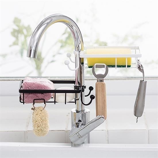 Paslanmaz Çelik Mutfak Banyo Musluğuna Sabitlenebilir Sabunluk Paslanmaz Çelik Mutfak Banyo Musluğuna Sabitlenebilir Sabunluk