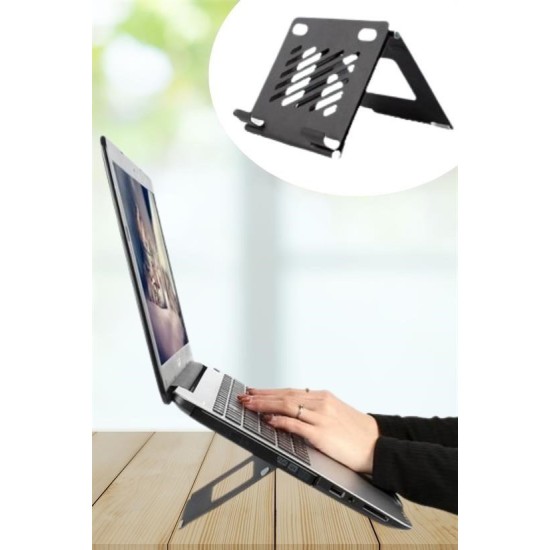 Ayarlanabilir Metal Dizüstü Destek Tabanı Katlanabilir Taşınabilir Laptop Sehpası Standı Ayarlanabilir Metal Dizüstü Destek Tabanı Katlanabilir Taşınabilir Laptop Sehpası Standı