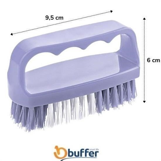 Tutamaçlı Plastik Pratik Tırnak ve Kıyafet Yaka Temizlik Fırçası- TP-113 Tutamaçlı Plastik Pratik Tırnak ve Kıyafet Yaka Temizlik Fırçası- TP-113