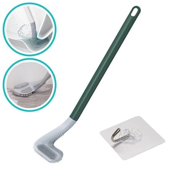 Golf Tasarımlı Silikon WC Klozet Mutfak Temizlik Fırçası Kanca Hediyeli Golf Tasarımlı Silikon WC Klozet Mutfak Temizlik Fırçası Kanca Hediyeli