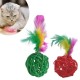 2li Rattan Renkli Peluş Tüy Kedi Köpek Oyuncak Yakalama Çiğneme Çıngıraklı Top Oyuncağı 2li Rattan Renkli Peluş Tüy Kedi Köpek Oyuncak Yakalama Çiğneme Çıngıraklı Top Oyuncağı