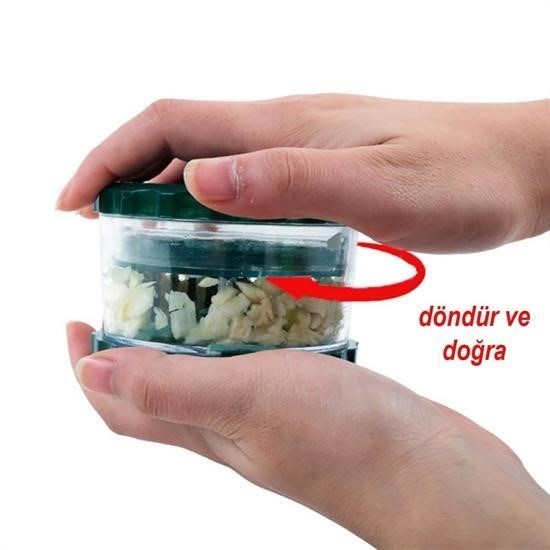 Pratik Sarımsak Ezme Doğrama Rendeleme Öğütme Aleti Aparatı Pratik Sarımsak Ezme Doğrama Rendeleme Öğütme Aleti Aparatı