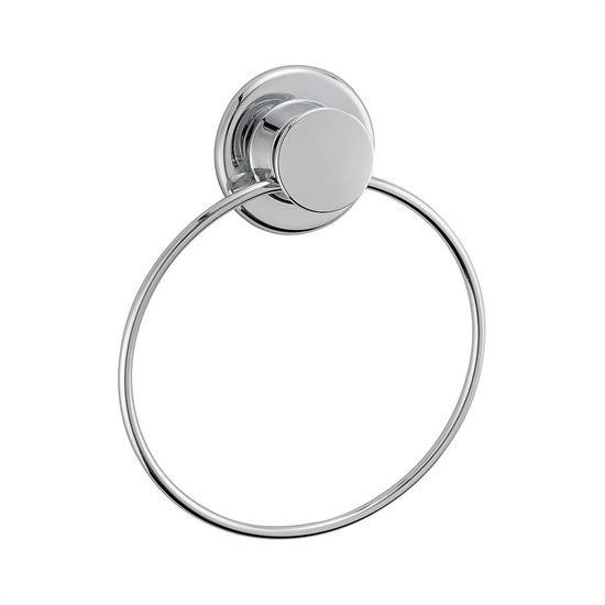 Arkası Yapışkanlı Yuvarlak Metal Havluluk Askısı Aparatı Arkası Yapışkanlı Yuvarlak Metal Havluluk Askısı Aparatı