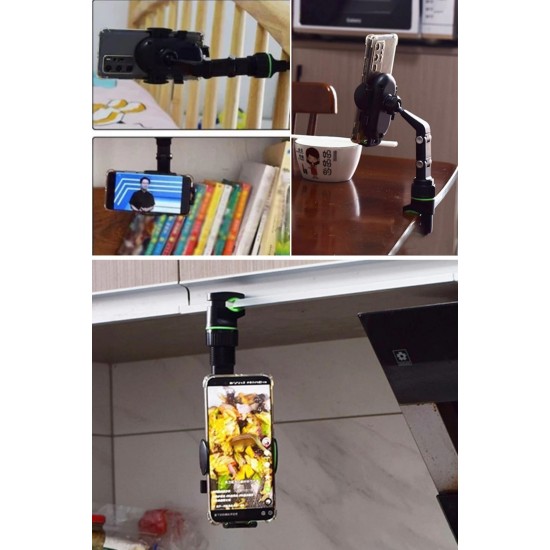 Dikiz Aynasına Takılabilen Eklemli Telefon Tutucu Aparat Dikiz Aynasına Takılabilen Eklemli Telefon Tutucu Aparat