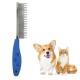 Tüy Açıcı Kedi Köpek Tarağı Tek Taraflı Metal Dişli Evcil Hayvan Bakım Fırçası Tüy Açıcı Kedi Köpek Tarağı Tek Taraflı Metal Dişli Evcil Hayvan Bakım Fırçası