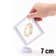 7x7 cm Standlı 3D Takı Ziynet Hatıra Koleksiyon Saklama Kutusu Şeffaf Film Çerçevesi 7x7 cm Standlı 3D Takı Ziynet Hatıra Koleksiyon Saklama Kutusu Şeffaf Film Çerçevesi