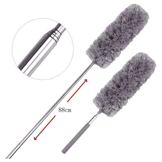 140 Cm Teleskopik Uzatılabilir Mikrofiber Yumuşak Başlıklı Gri Toz Alma Fırçası Toz Püskülü 140 Cm Teleskopik Uzatılabilir Mikrofiber Yumuşak Başlıklı Gri Toz Alma Fırçası Toz Püskülü