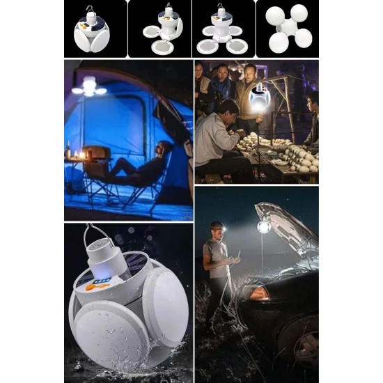 5 Led'li 3 Farklı Işık Modlu Açılıp Kapanabilir Led Kanatlı Güneş Enerjili Solar Aydınlatma Asılabilir Kamp Feneri 5 Led'li 3 Farklı Işık Modlu Açılıp Kapanabilir Led Kanatlı Güneş Enerjili Solar Aydınlatma Asılabilir Kamp Feneri
