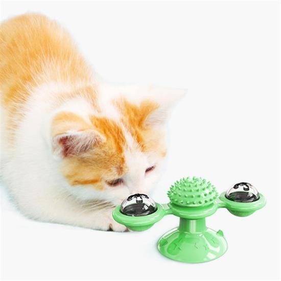 Pet Malzemeleri Vantuzlu Fırıldak Toplu Dönen Şeffaf Depo Tasarım İnteraktif Kedi Oyuncağı Pet Malzemeleri Vantuzlu Fırıldak Toplu Dönen Şeffaf Depo Tasarım İnteraktif Kedi Oyuncağı