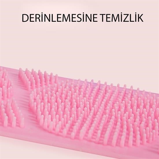 Çift Taraflı Banyo Hamam Lifi Silikon Masajlı Yumuşak Duş Lifi Uzun Ömürlü Hazır Banyo Keses Çift Taraflı Banyo Hamam Lifi Silikon Masajlı Yumuşak Duş Lifi Uzun Ömürlü Hazır Banyo Keses