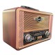 Retro, Nostaljik, Ahşap Tasarım Bluetooth Hoparlörlü, Şarjlı, Taşınabilir Otantik Tasarımlı FM/AM Destekli Radyo NS8098 Retro, Nostaljik, Ahşap Tasarım Bluetooth Hoparlörlü, Şarjlı, Taşınabilir Otantik Tasarımlı FM/AM Destekli Radyo NS8098