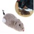 Kurmalı Kedi Eğitim Oyuncağı Tüylü Peluş Fare Yakalama İnteraktif Sevimli Eğlenceli Oyuncak