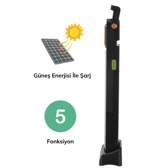 5 Fonksiyonlu Güneş Enerjisi İle Şarj Olabilen 48 Ledli Işıldak,Aydınlatma PR-3838 5 Fonksiyonlu Güneş Enerjisi İle Şarj Olabilen 48 Ledli Işıldak,Aydınlatma PR-3838